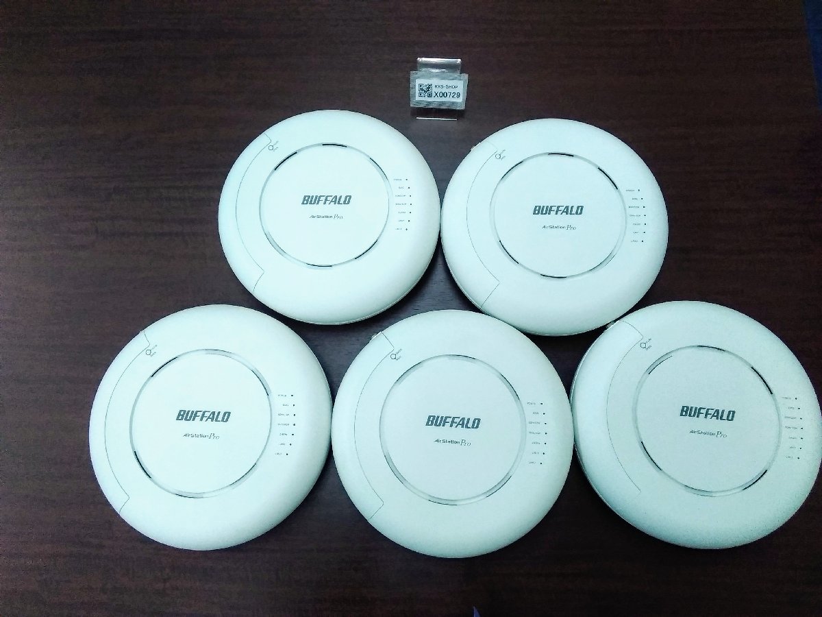 5台セット 初期化済み BUFFALO 法人向け Wi-Fi 5(11ac)対応 無線アクセスポイント WAPM-2133TR 搭載Firm Ver.1.19 (全台共通) ※AC、鍵なし_画像1