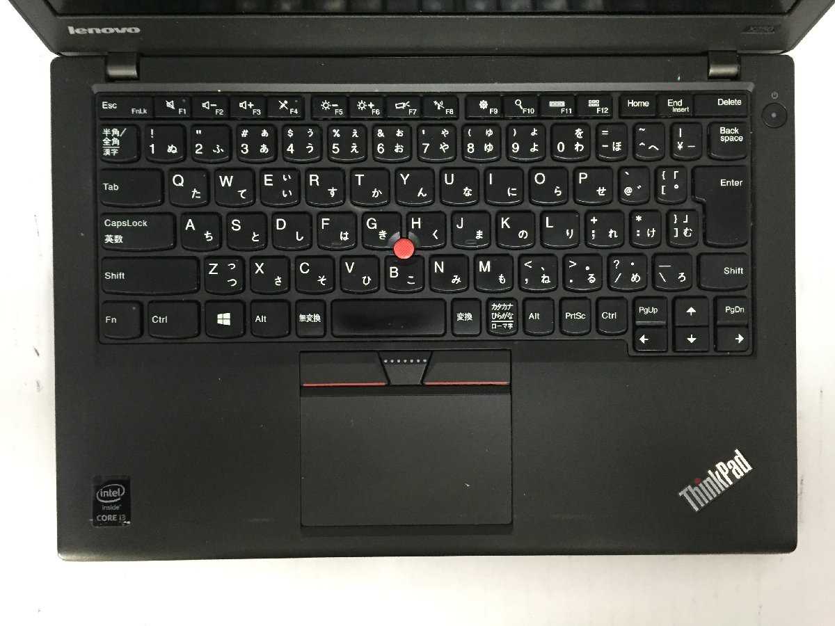 ジャンク/ LENOVO 20CLA1U2JP ThinkPad X250 Intel Core i3-5010U メモリ8.19GB HDD500.1GB 【G19607】_キーボードにテカリがあります