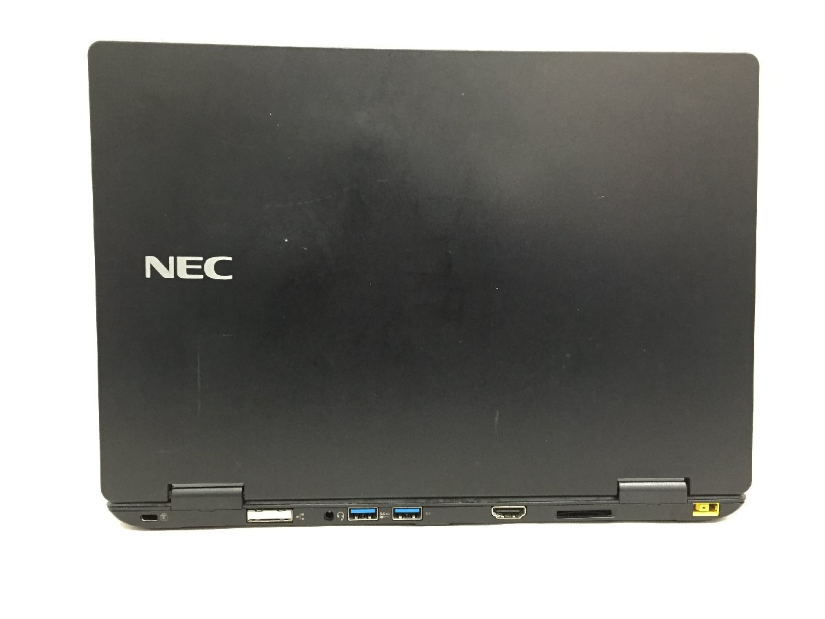 ジャンク/ NEC PC-VKA10HGG6QD3 Intel Core m3-7Y30 メモリ4.1GB SSD128GB【G20128】_天板に傷・分かりにくいステッカー跡あり