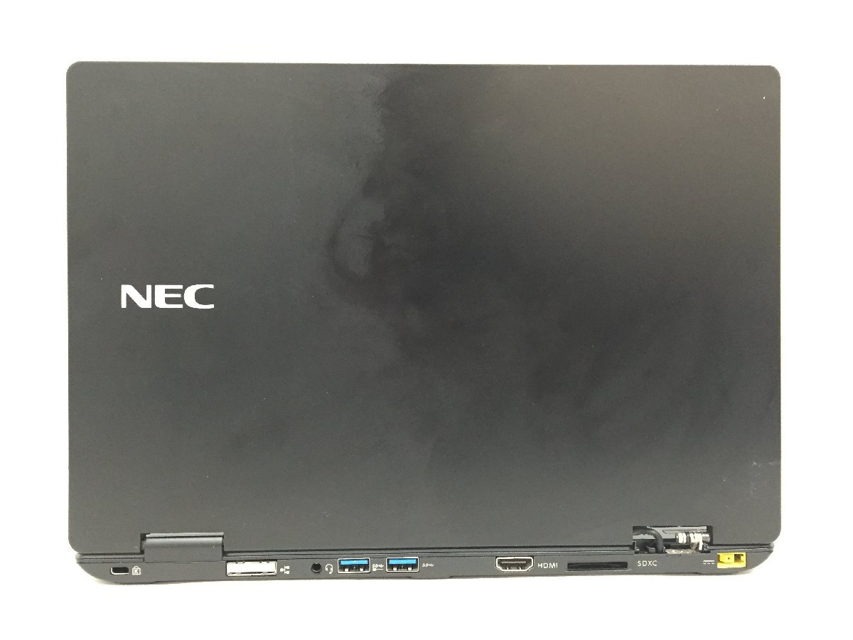 ジャンク/ NEC PC-VKT12HZG3 Intel Core i5-7Y54 メモリ8.19GB SSD128.03GB 【G20324】_天板に汚れ・分かりにくいステッカー跡あり