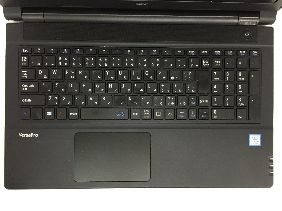 ジャンク/ NEC PC-VRT25FB7R3R4 Intel Core i5-7200U メモリ4.1GB HDD500.1GB 【G20861】_キーボードにテカリ・文字消えがあります