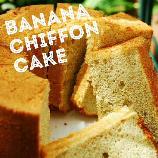 20cm type banana chiffon cake *