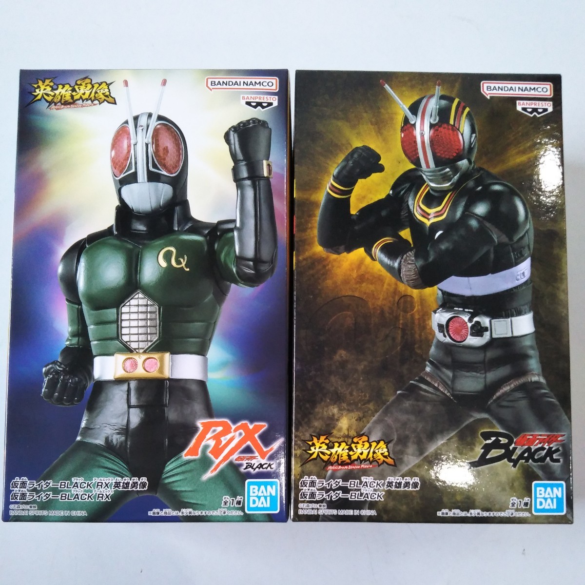 英雄勇像 仮面ライダーBLACK　仮面ライダーBLACK RX 仮面ライダーブラック フィギュア_画像1