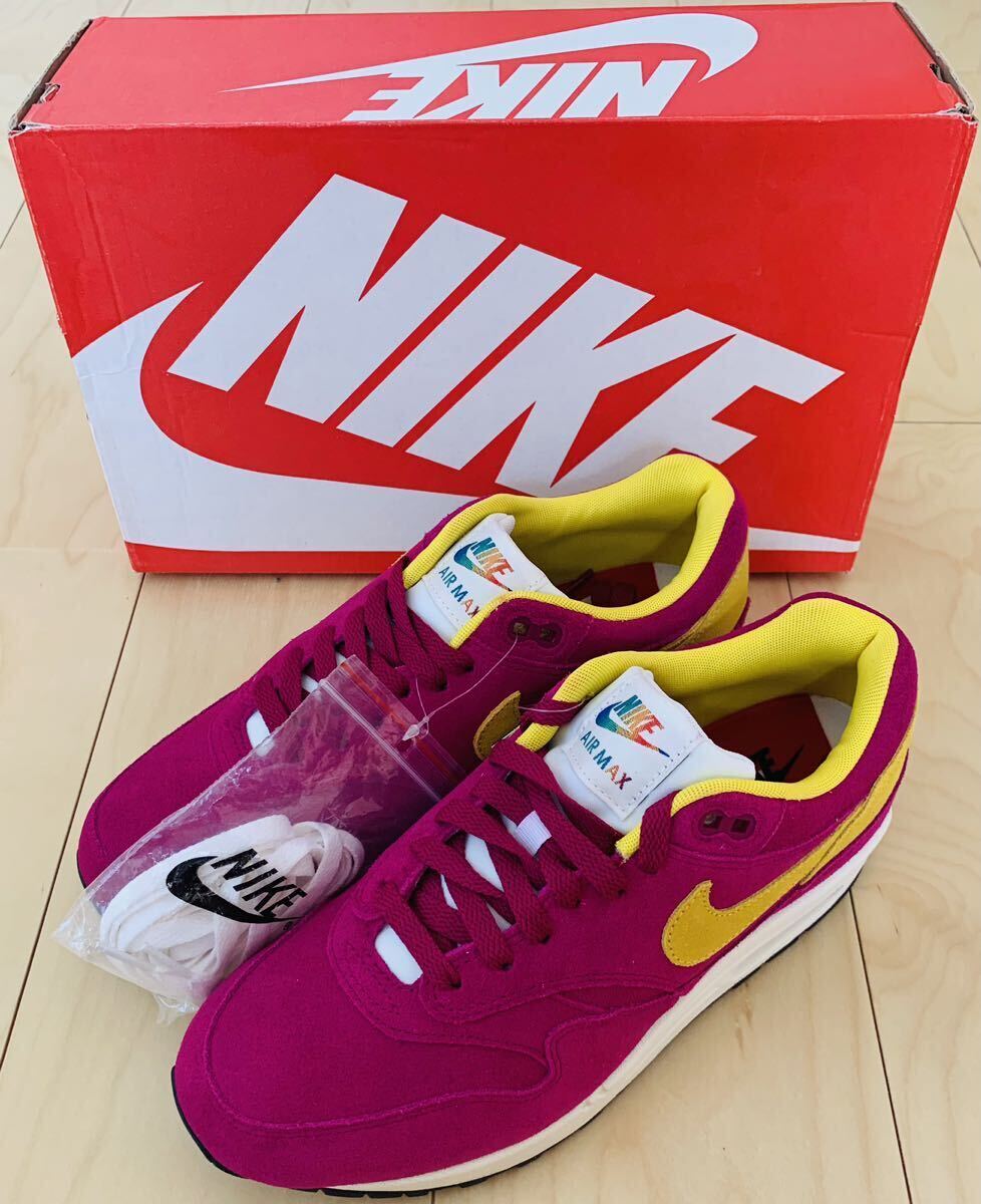 【新品 送料無料 25.5cm】NIKE (ナイキ) AIR MAX 1 PREMIUM DYNAMIC BERRY (875844-500)_画像1