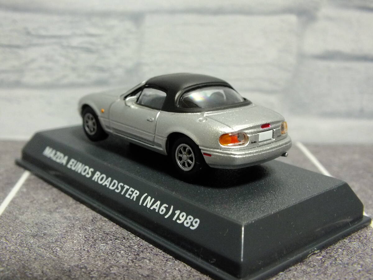 1/64 コナミ 絶版名車コレクション マツダ ユーノス ロードスター NA6 1989ｙ シルバーの画像5
