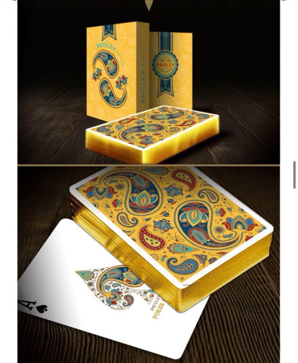 Paisley playing cards ペイズリー 新品12デック