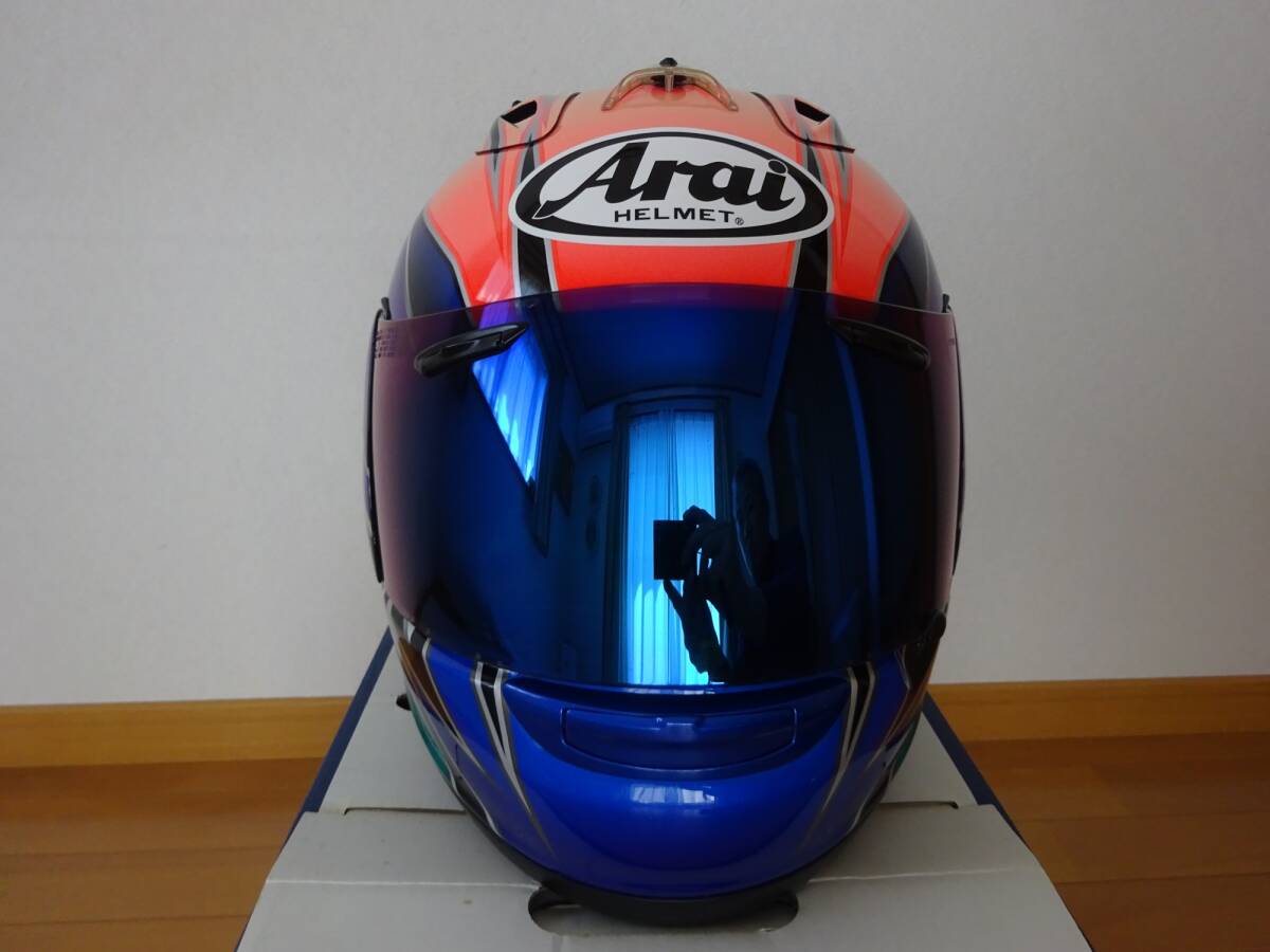 アライ Arai RX-7 RR5 SAKATA サカタ Lサイズ ミラーシールド付き_画像2