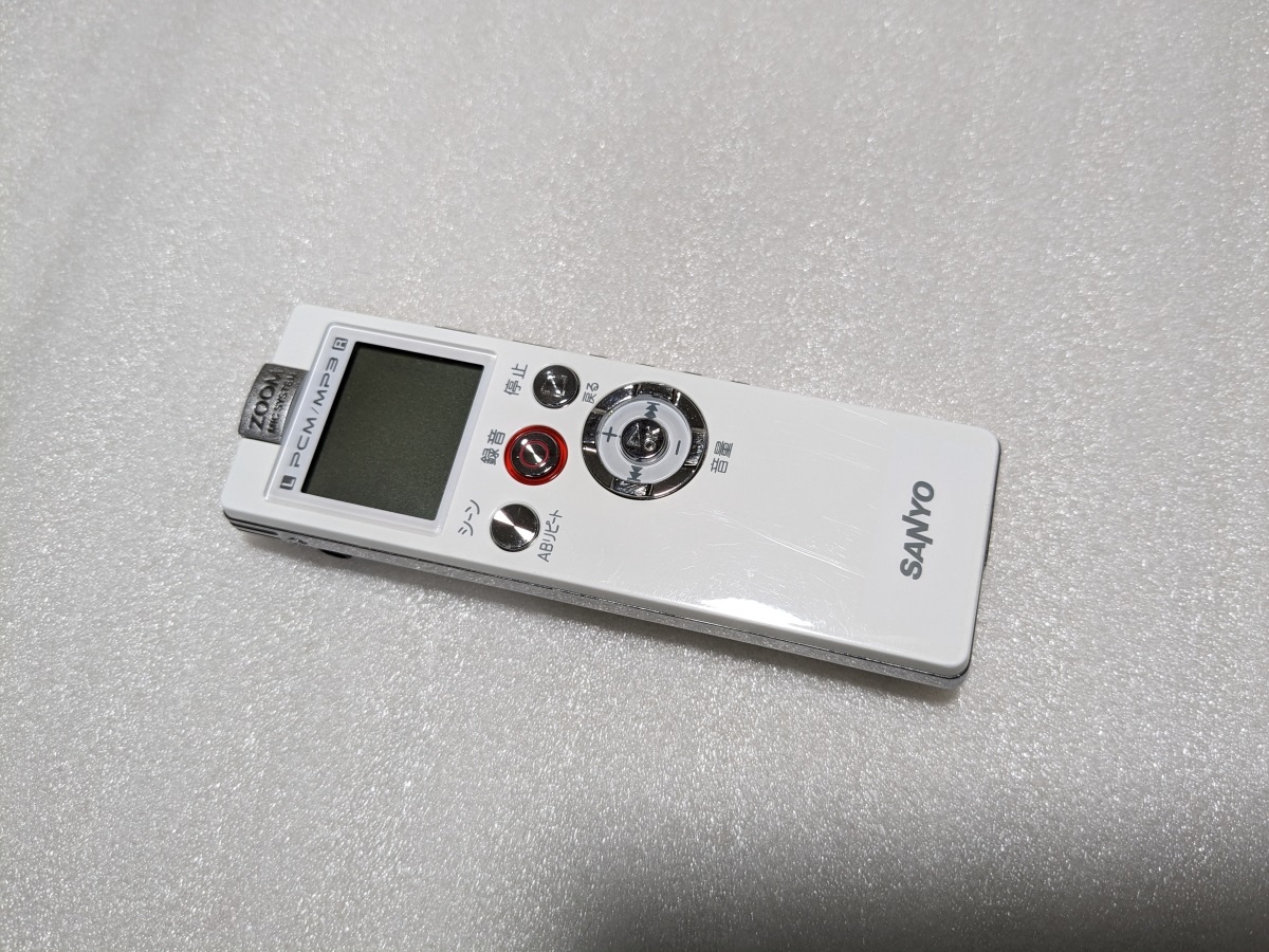 ■SANYO ICR-PS501RM ICレコーダー ボイス リニアPCM MP3 三洋電機_画像2