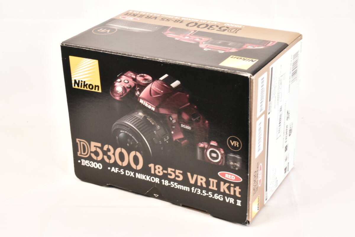 Nikon D5300 18-55 VR Ⅱ Kit (RED) 空箱 送料無料 EF-TN-YO1425