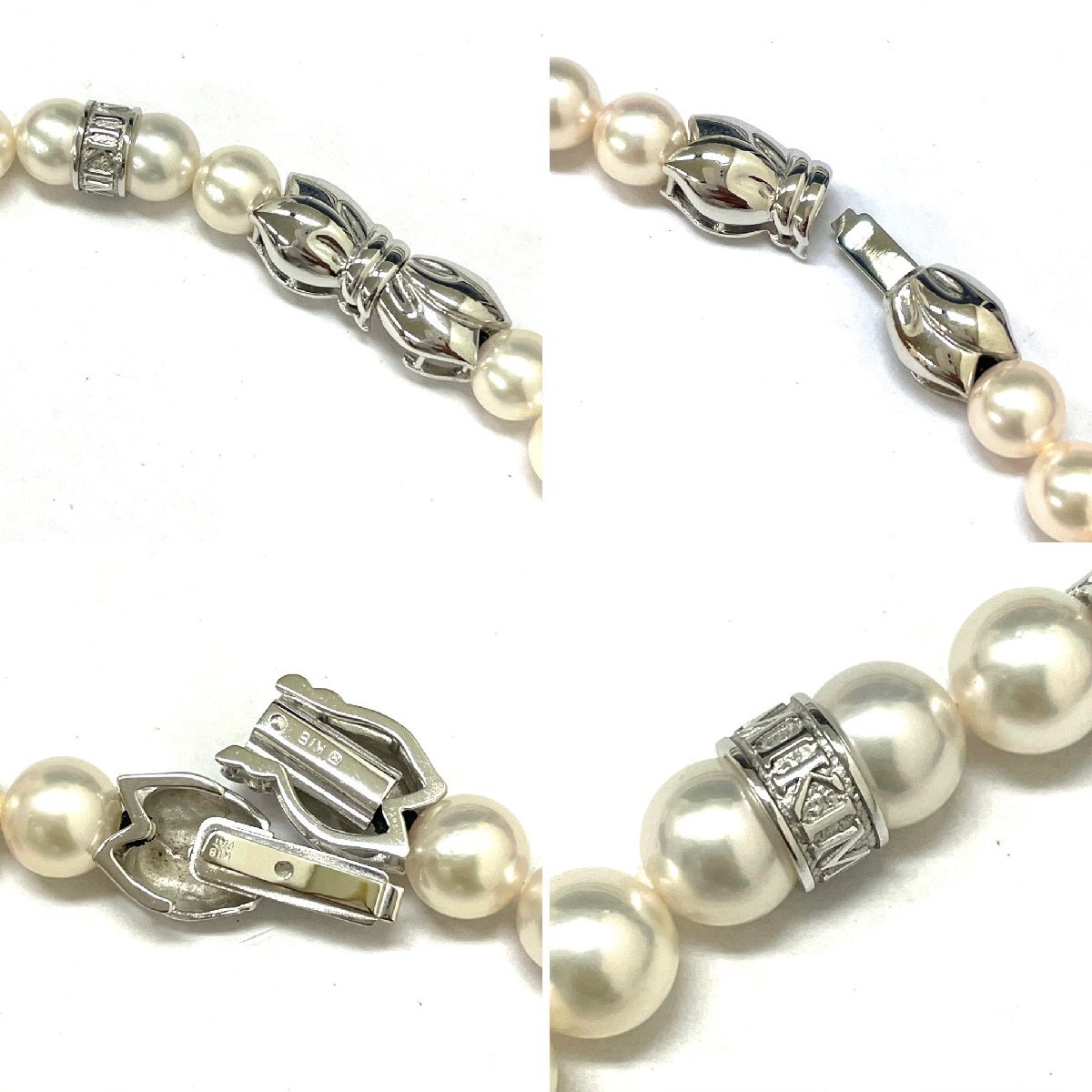 美品◆ミキモト MIKIMOTO◆パール ネックレス KZ-0355FF 約7.2mm K18 レディース アクセサリー 証明書/箱/ケース付 真珠 ジュエリーの画像5