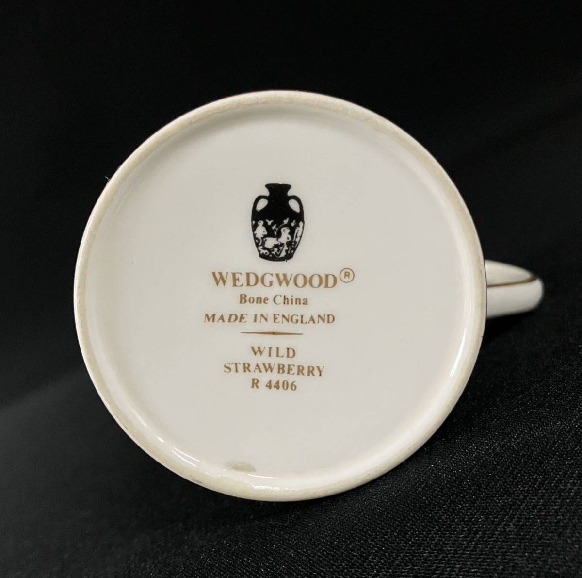 ウエッジウッド ワイルドストロベリー デミタス カップソーサー WEDGWOOD WILD STRAWBERRY R4406_画像6