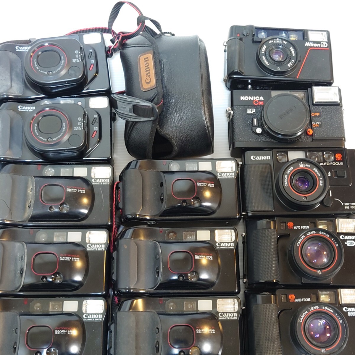 DDD）１円〜　ジャンクカメラまとめ売り　大量セット Canon Nikon コンパクトカメラ フィルムカメラ　オートボーイ　光学　_画像5