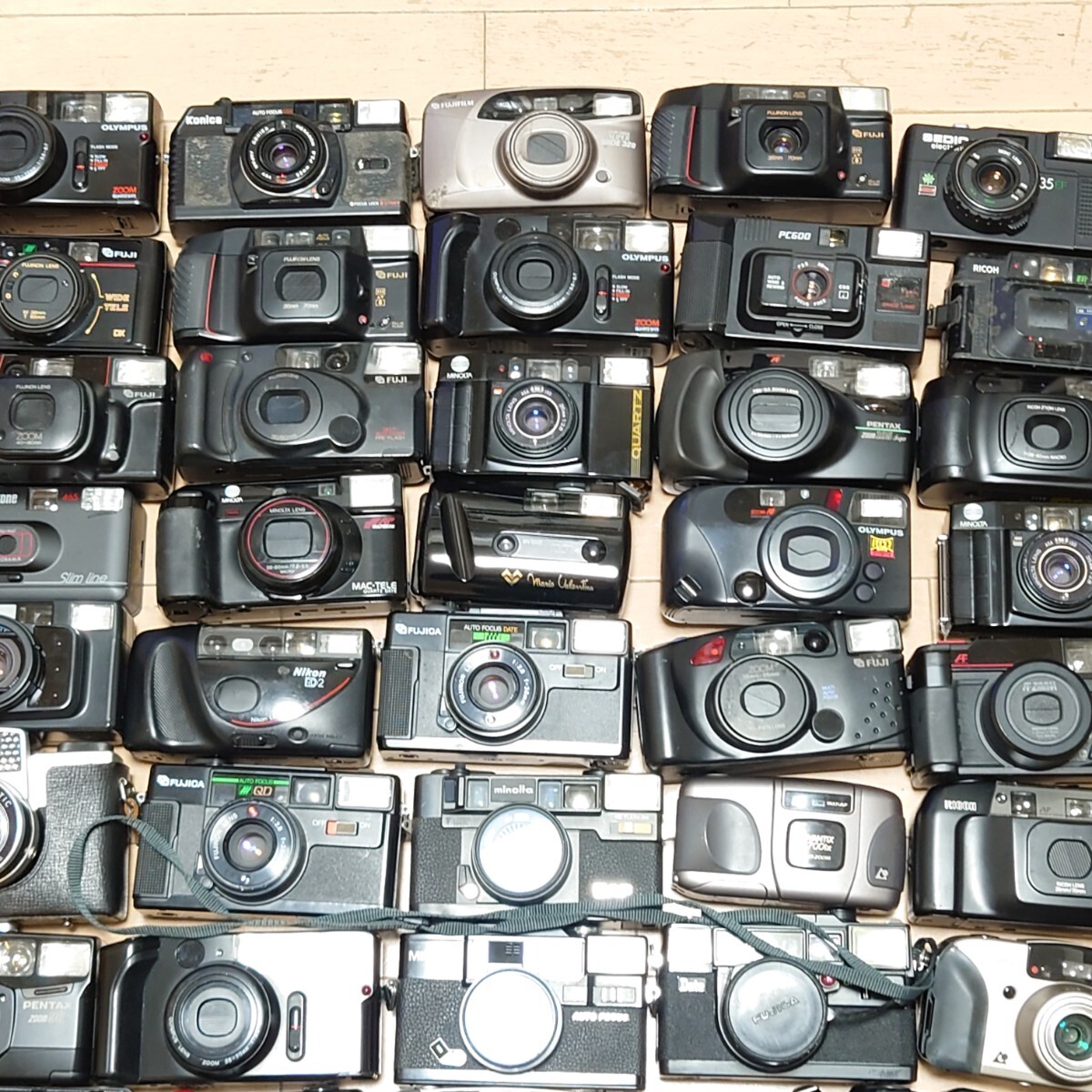 大5）１円〜　ジャンクカメラまとめ売り　大量セット Canon OLYMPUS PENTAX MINOLTA 富士フィルム　光学 コンパクトフィルムカメラ_画像7