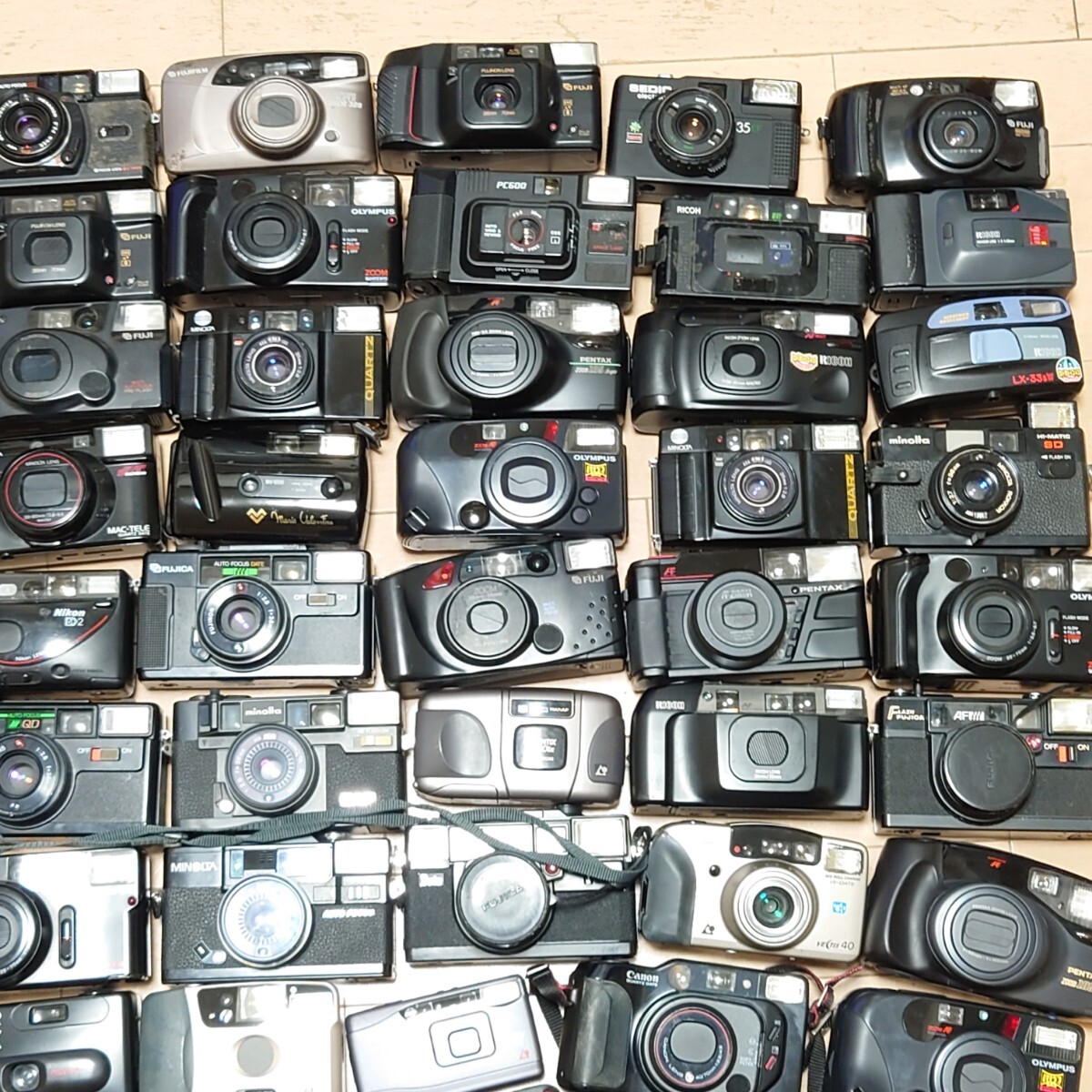 大5）１円〜　ジャンクカメラまとめ売り　大量セット Canon OLYMPUS PENTAX MINOLTA 富士フィルム　光学 コンパクトフィルムカメラ_画像4