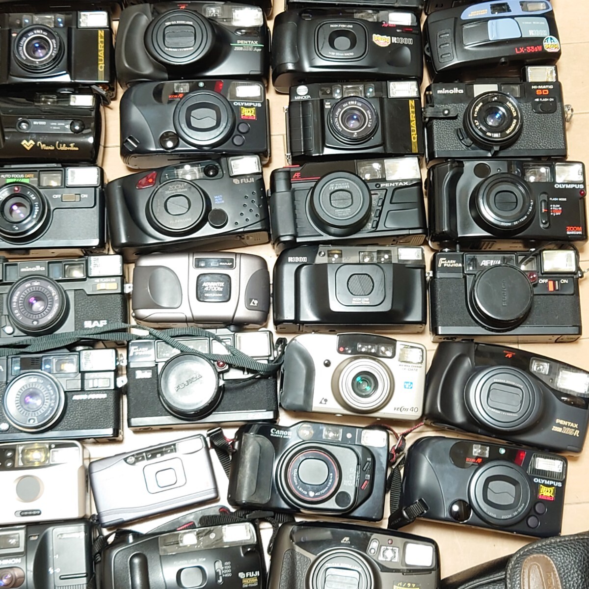 大5）１円〜　ジャンクカメラまとめ売り　大量セット Canon OLYMPUS PENTAX MINOLTA 富士フィルム　光学 コンパクトフィルムカメラ_画像9