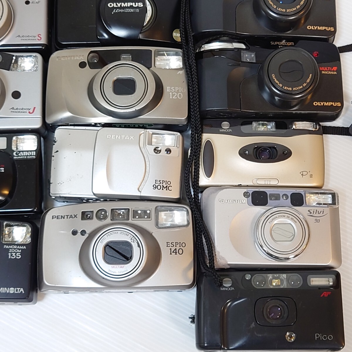ゆ66）１円スタート ジャンクカメラまとめ売り 大量セット 光学 コンパクト フィルムカメラ OLYMPUS PENTAX Canon FUJIFILMの画像10