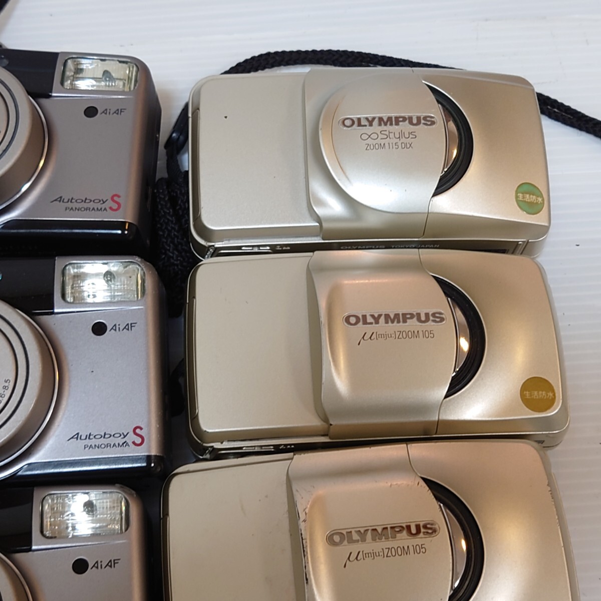 み2）１円〜　ジャンクカメラまとめ売り 光学　大量セット OLYMPUS Canon コンパクトデジタルカメラ フィルムカメラ　ミュー　オートボーイ_画像8