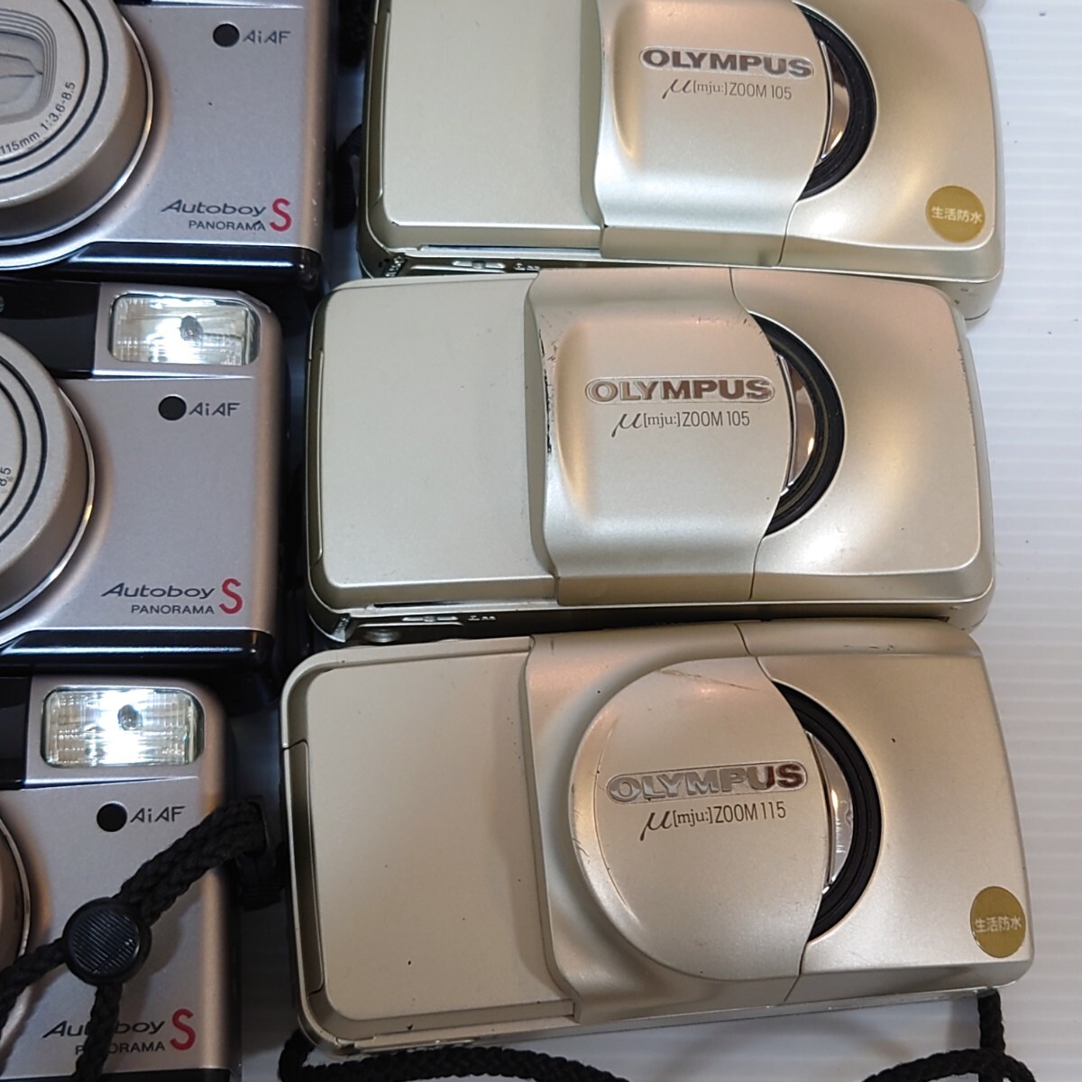 み2）１円〜　ジャンクカメラまとめ売り 光学　大量セット OLYMPUS Canon コンパクトデジタルカメラ フィルムカメラ　ミュー　オートボーイ_画像7