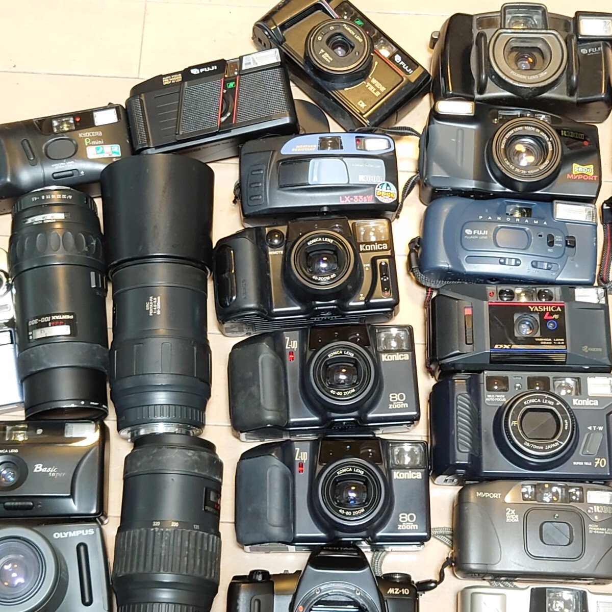 TW）１円〜　ジャンクカメラまとめ売り　大量セット　光学 Canon PENTAX MINOLTA OLYMPUS フィルムカメラ コンパクトカメラ　一眼レフ_画像10