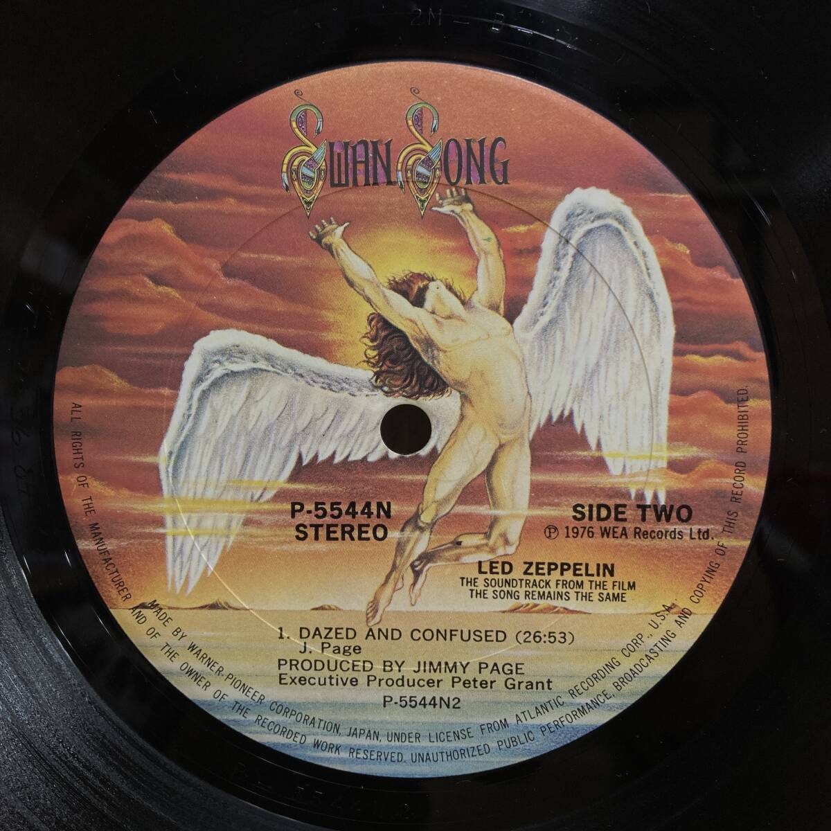 g63■【国内盤/2LP】Led Zeppelin レッド・ツェッペリン / The Song Remains The Same 永遠の詩 ● Swan Song / P-5544/5N 240325の画像7