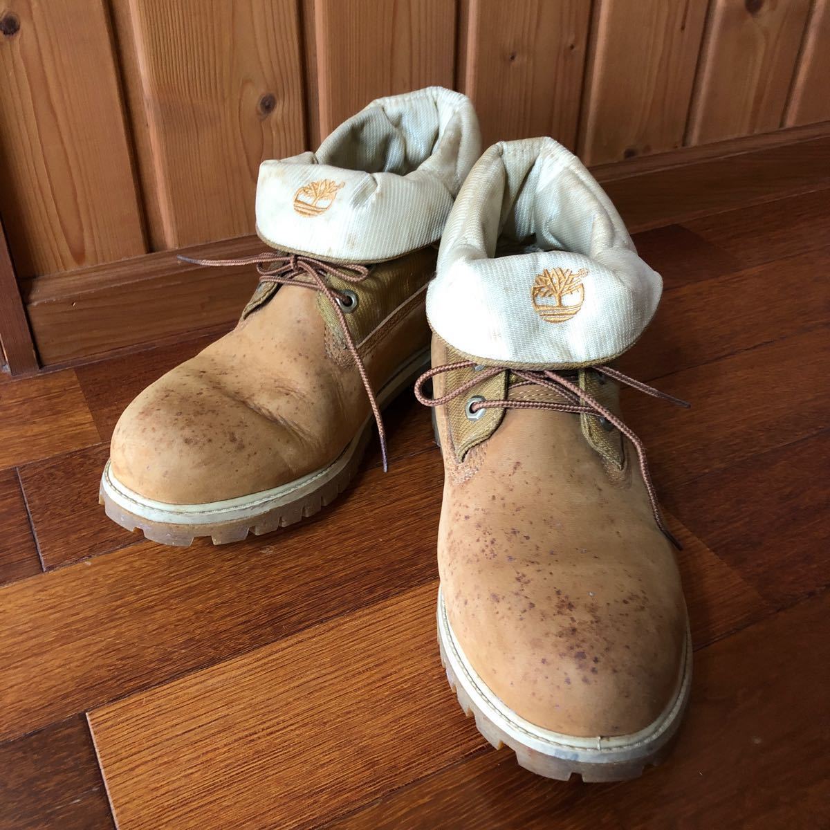  ティンバーランド ブーツ ハイカットスニーカー 27.5cm Timberland 中古 ９1/2Ｗ_画像1