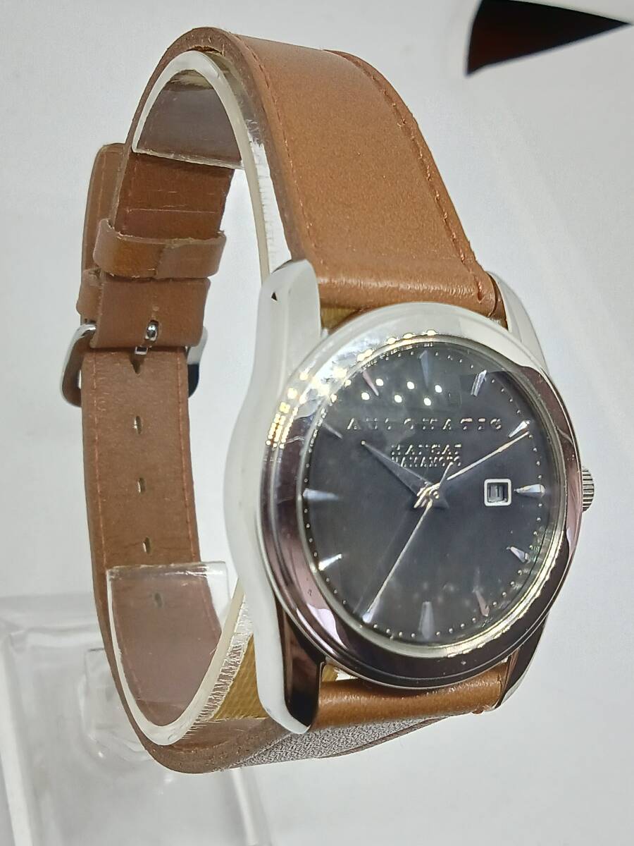 ヤマモト カンサイ 未使用 美品 自動巻 手巻き付ボーイズサイズ腕時計 稼働品（ベルトは、社外品新品）の画像4
