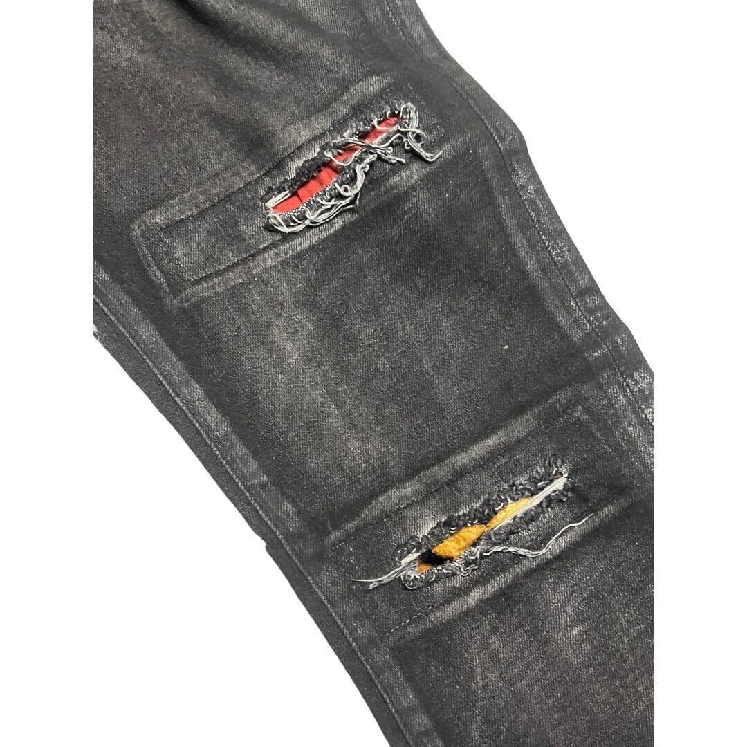 Yahoo!オークション - hyde着 SWITCHBLADE COATING FLARE DENIM Yahoo!オークション - hyde着 SWITCHBLADE COATING FLARE DENIM