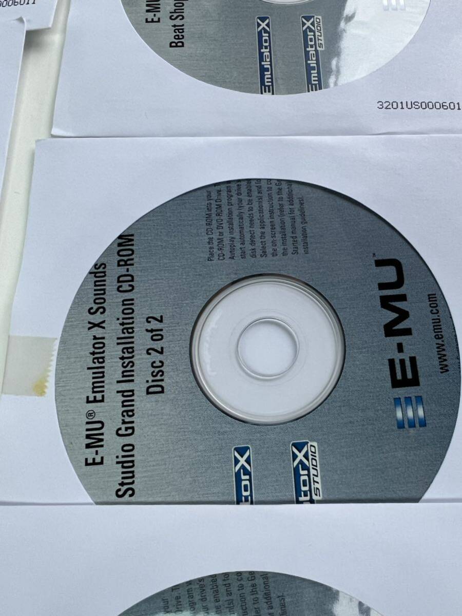 E-mu Emulator X ドライバーインストールCDプラスピアノ音源、BeatshopOne音源データの画像7