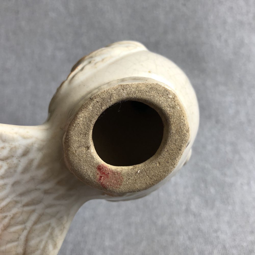 鳩 鳥 オブジェ 置物 白磁 陶器 やきもの アンティーク ビンテージ 古道具 インテリア 動物_画像7