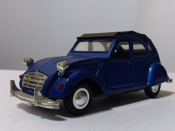 ★シトロエン　2CV（ブルー）　　　1/28サニーサイド★_画像9