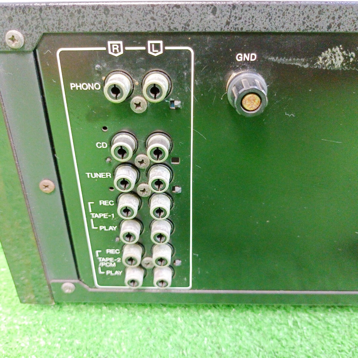 [ Junk ]SANSUI Sansui pre-main amplifier Inte gray tedo amplifier AU-D607X retro pre-main amplifier Y24031505