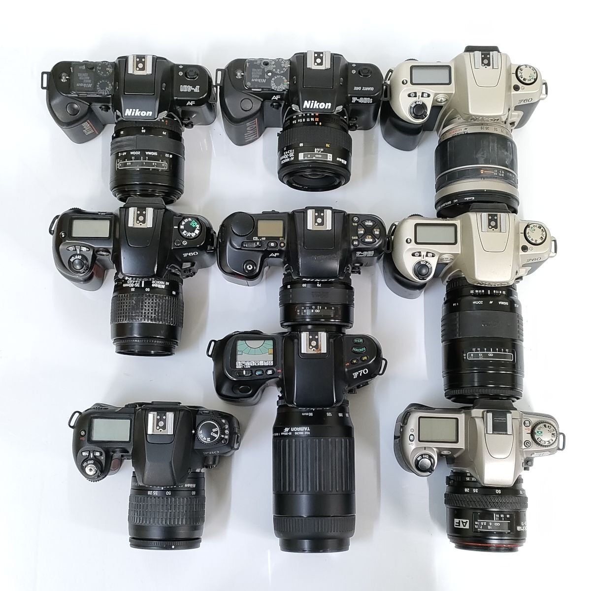 Nikon F80 , F70 , F60 , F-601 , F-401s 他 一眼レフ 9点セット まとめ ●ジャンク品 [8609TMC]_画像8