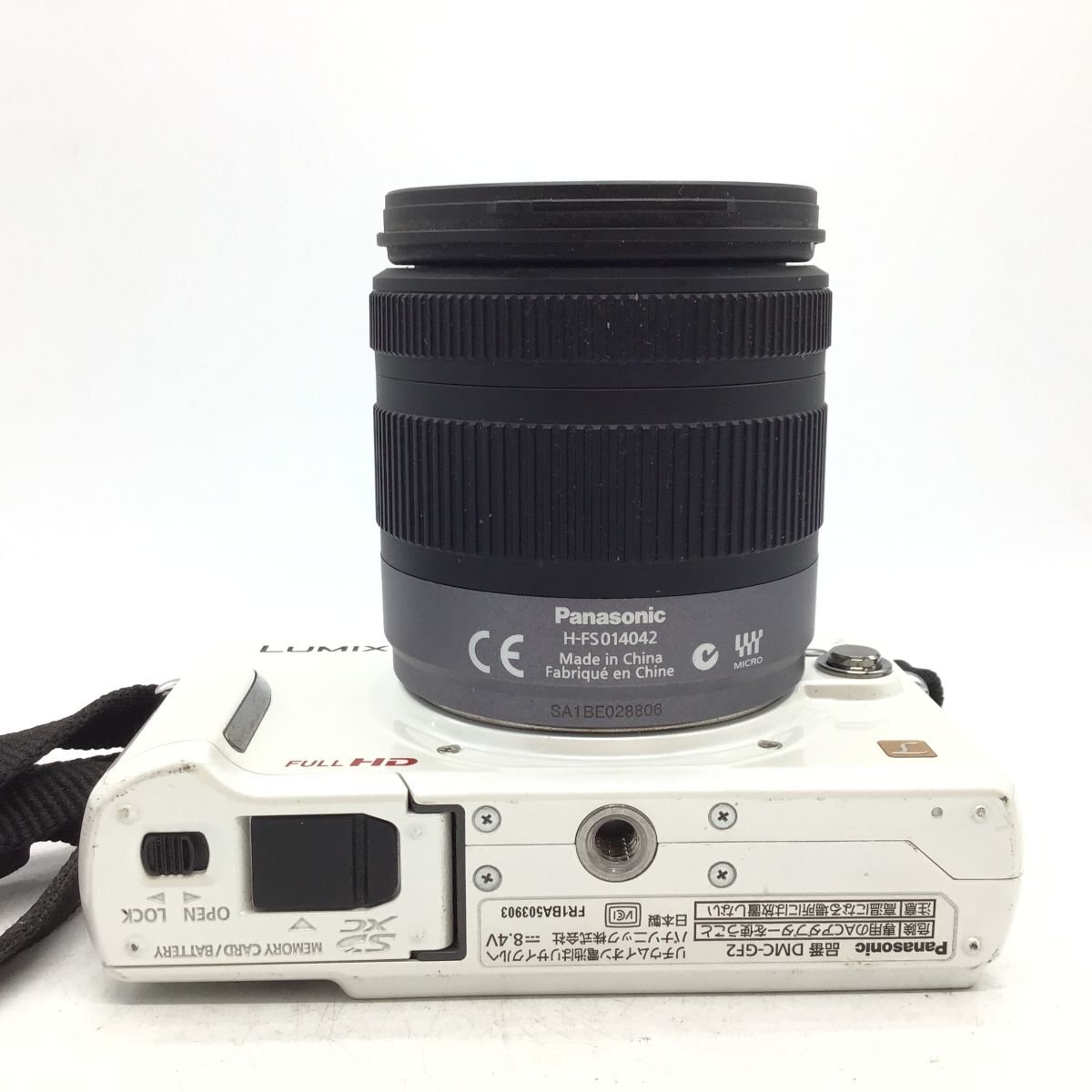 カメラ Panasonic LUMIX GF2 / G VARIO 14-42mm F3.5 5.6 ASPH H-FA01042 ミラーレス一眼レフ セット品 現状品 [1619HJ]_画像7