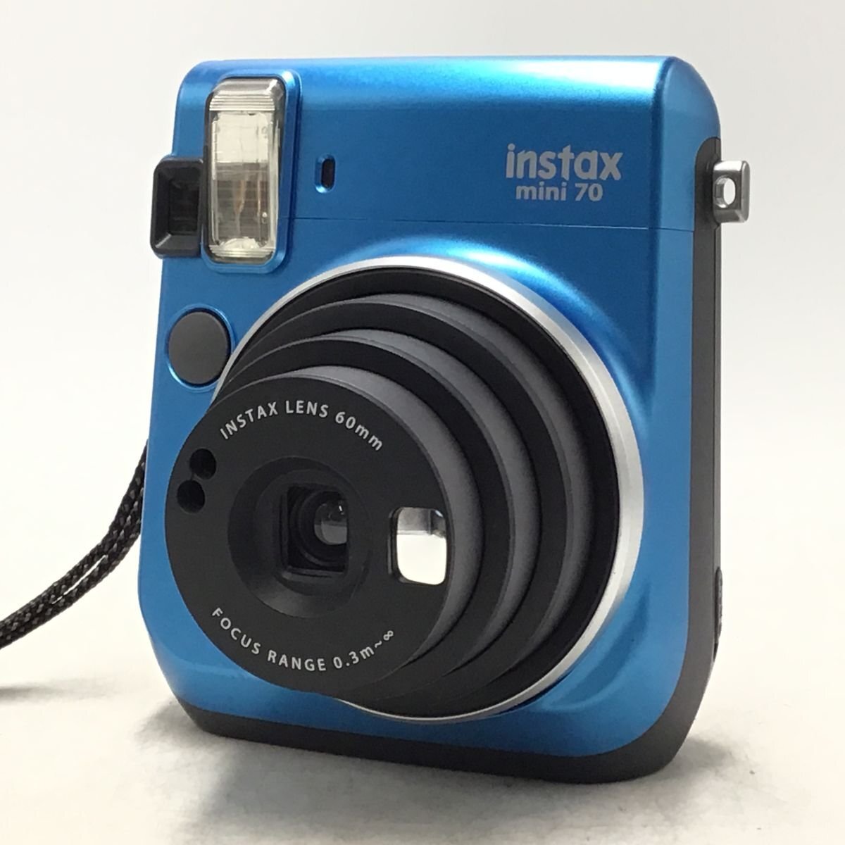 カメラ instax mini 70 ブルー ポラロイド 本体 現状品 [8111KC]_画像1