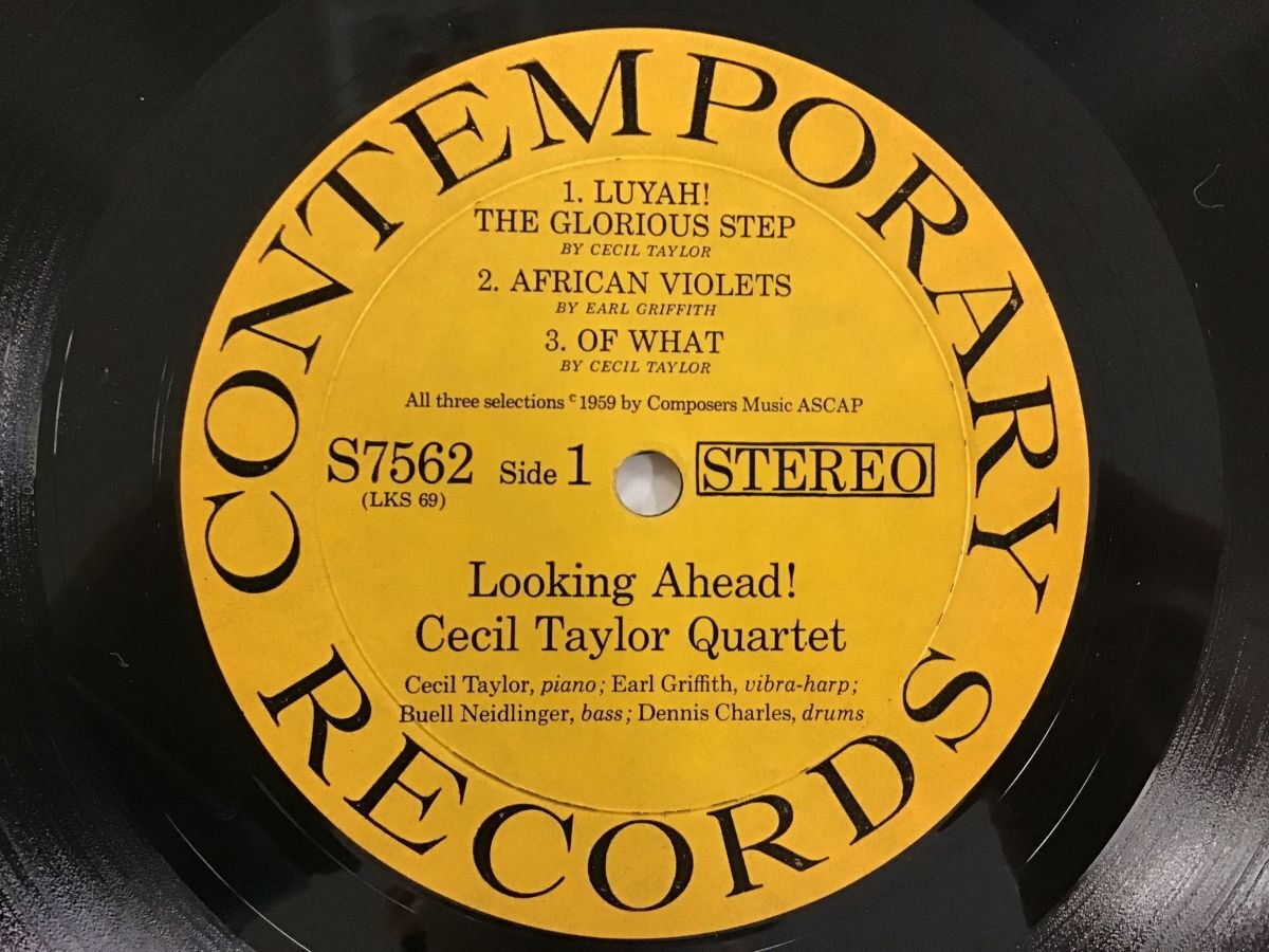 LP / CECIL TAYLOR / LOOKING AHEAD! / US盤 [4973RR]_画像3