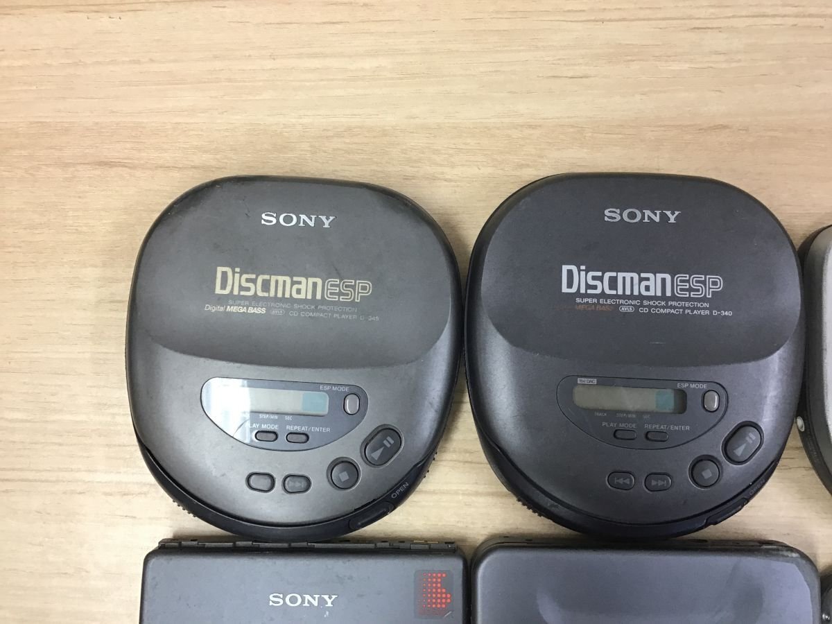 SONY D-340 D-345 他 ソニー CDプレーヤーディスクマン CDプレーヤー Discman 8点セット◆ジャンク品 [3639W]_画像2