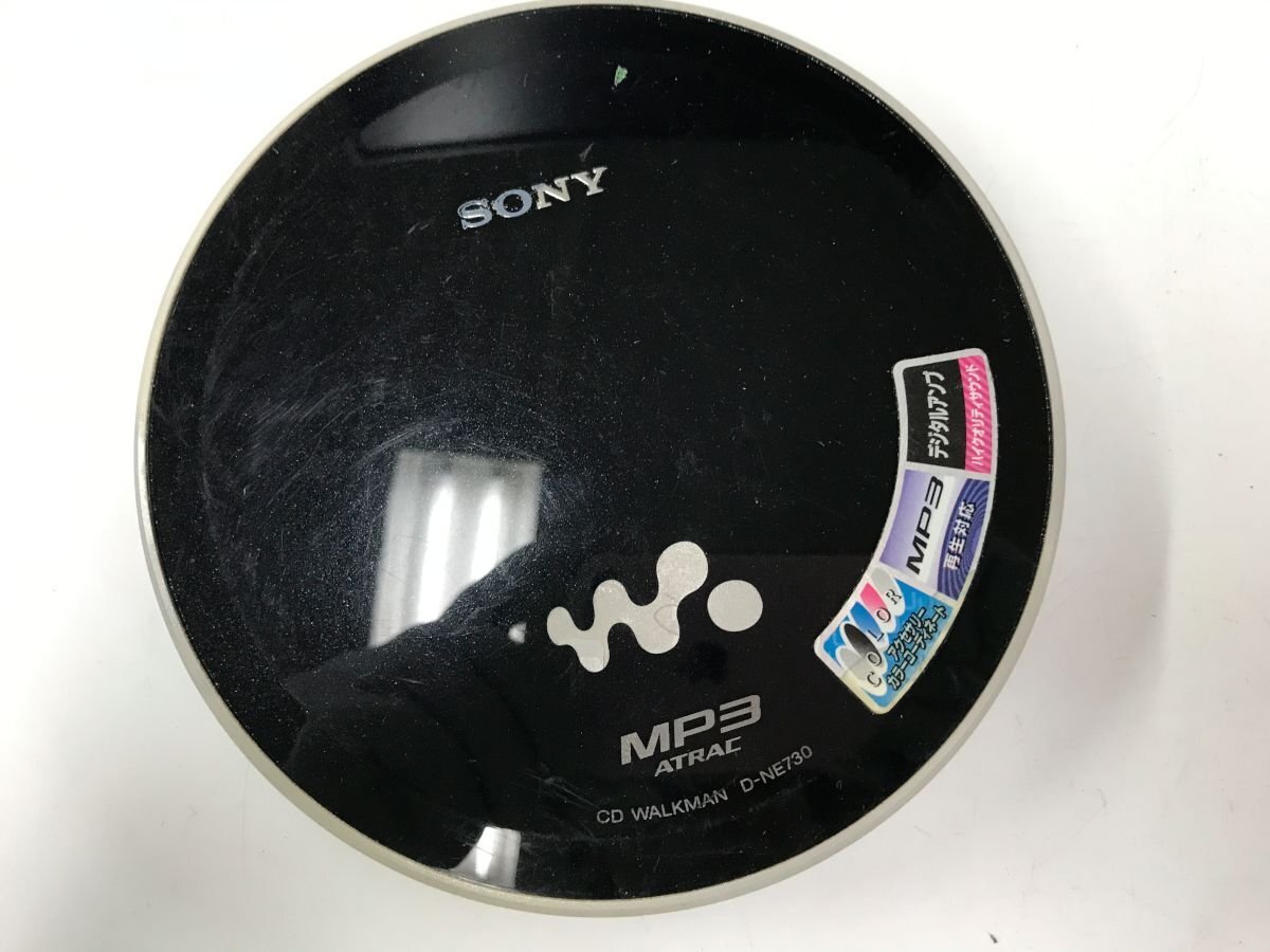 SONY D-NE730 ソニー CDウォークマン WALKMAN CDプレーヤー MP3対応 2点セット◆ジャンク品 [3729W]_画像2