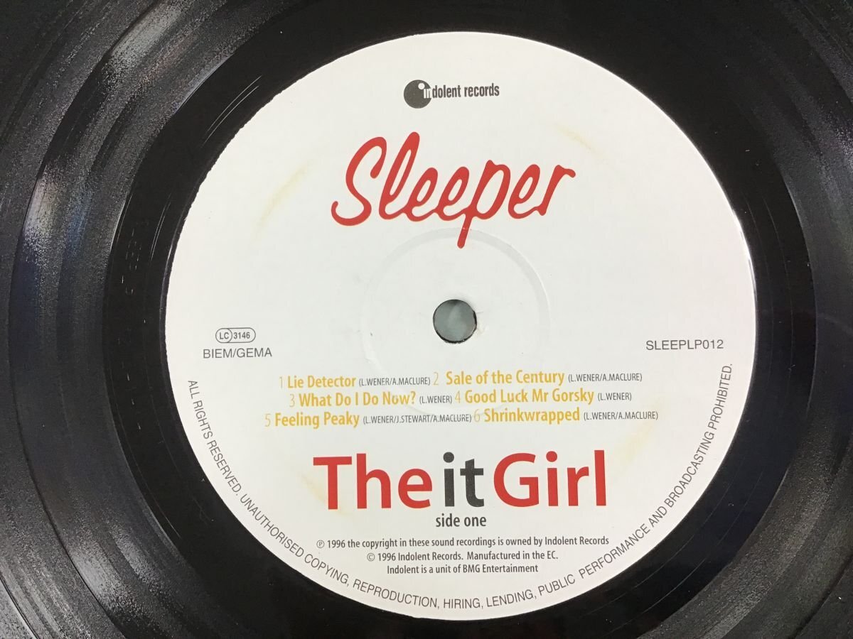 LP / SLEEPER / THE IT GIRL / EU盤 [6455RR]_画像3