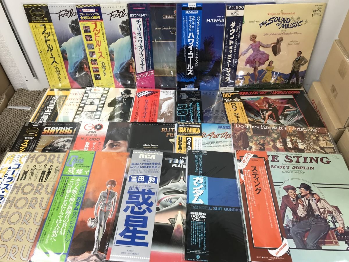 LP OST 洋画多 サントラ サウンドトラック 映画音楽 レコード まとめ 帯付含 35点セット [1442ST]の画像1
