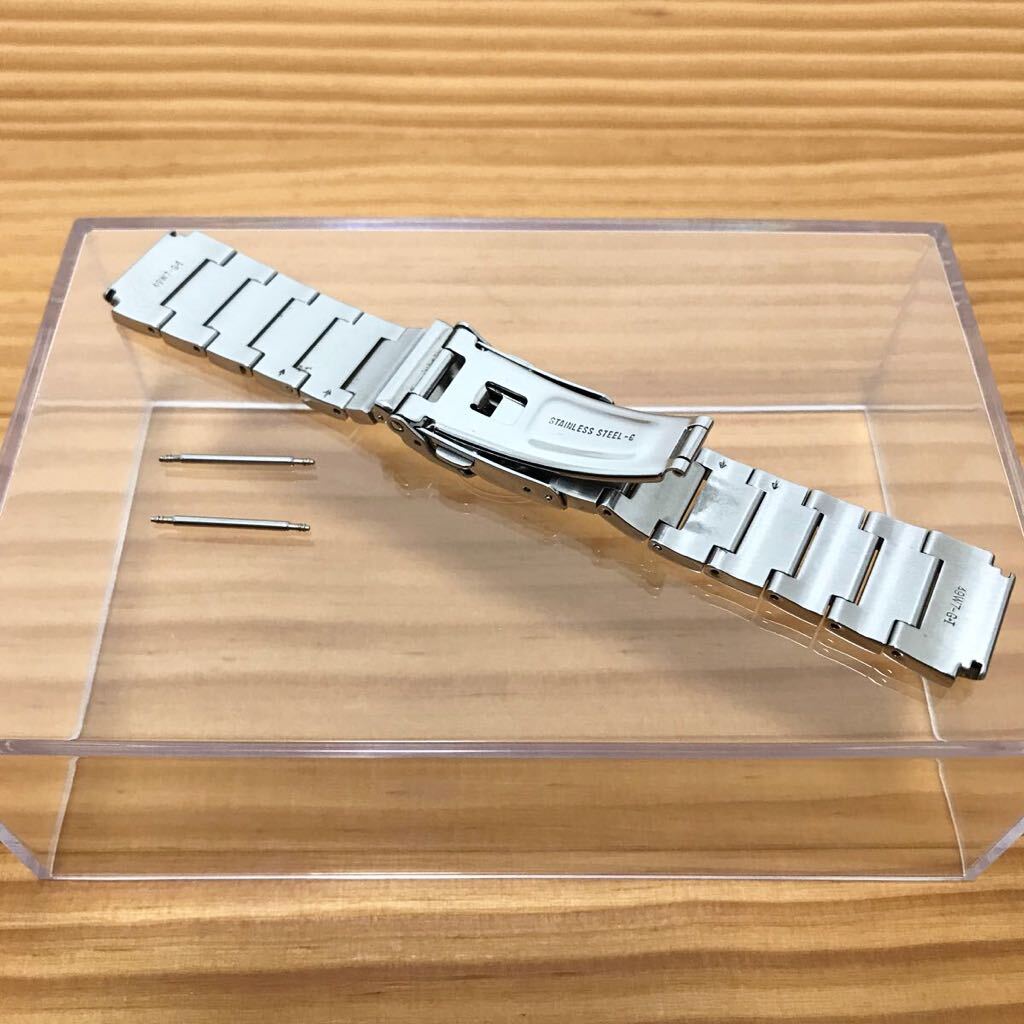 【中古品・当時物】SEIKO 純正 腕時計 ベルト ステンレスブレスレット セイコーの画像2