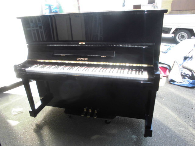 デァパソンピアノ126A 特別仕様品 黒塗り艶出し 美品 運賃無料・条件有り