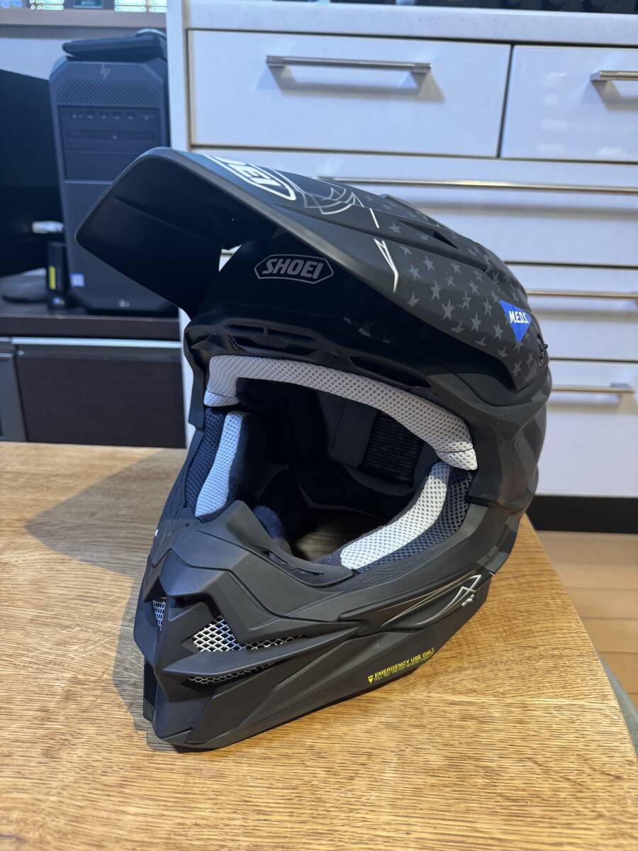 SHOEI ショウエイ VFX-WR (Size:M) FAITHFUL TC-5 BLACK/GREY オフロードヘルメット モトクロス エンデューロ　- 発送サイズ140_画像1