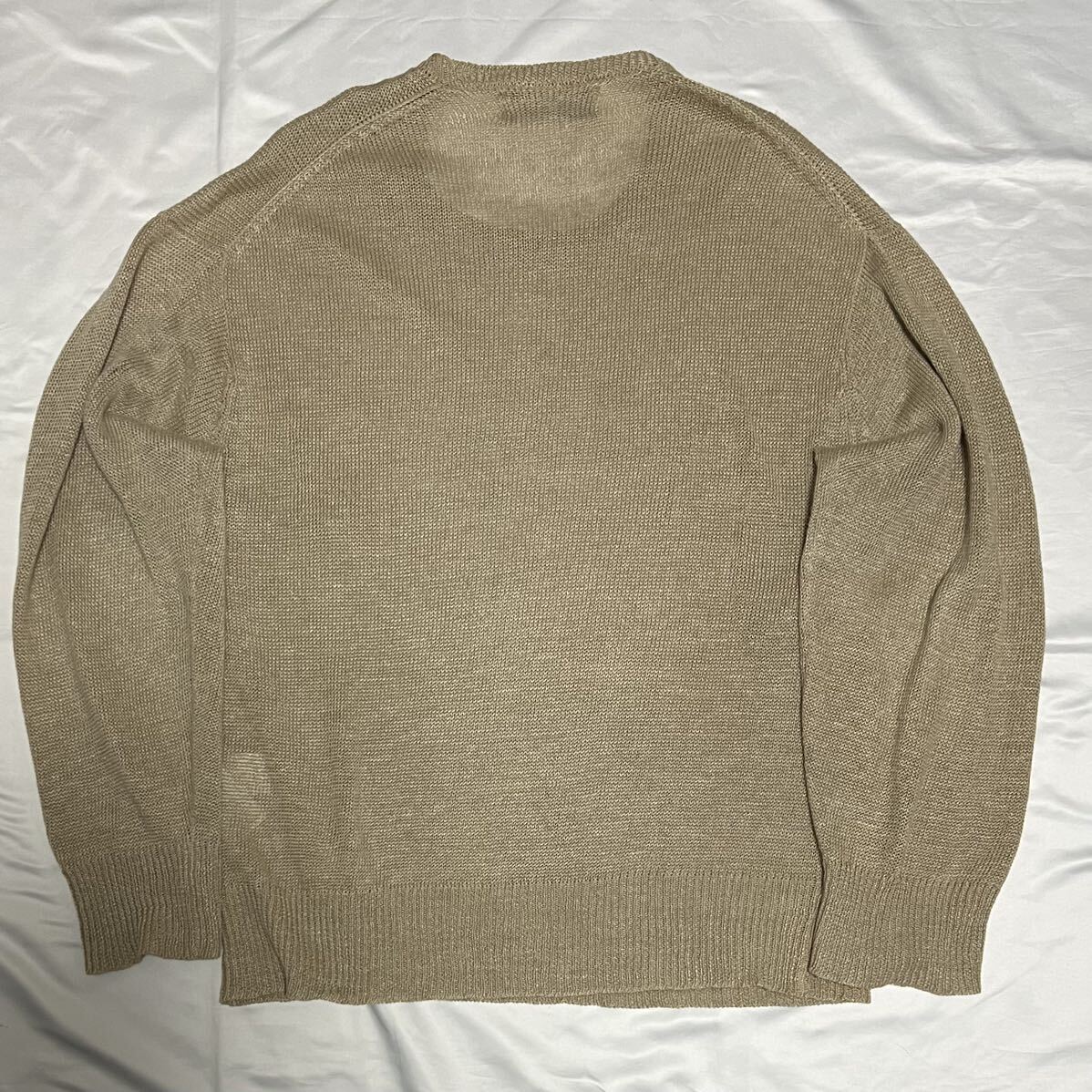 95SS COMME des GARCONS HOMME リネンニット 麻 ベージュ 1994 95SS COMME des GARCONS HOMME リネンニット 麻 ベージュ 1994