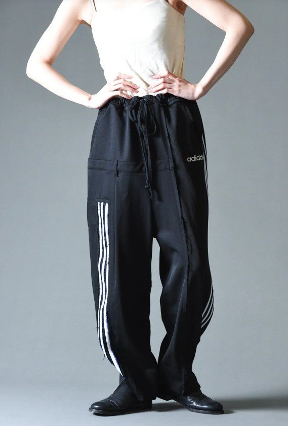 未使用 2024/3 最新作☆BISHOOL 1点物☆彡 [iot × BISHOOL] 再構築 Wool Gabardine Track Pants_画像4