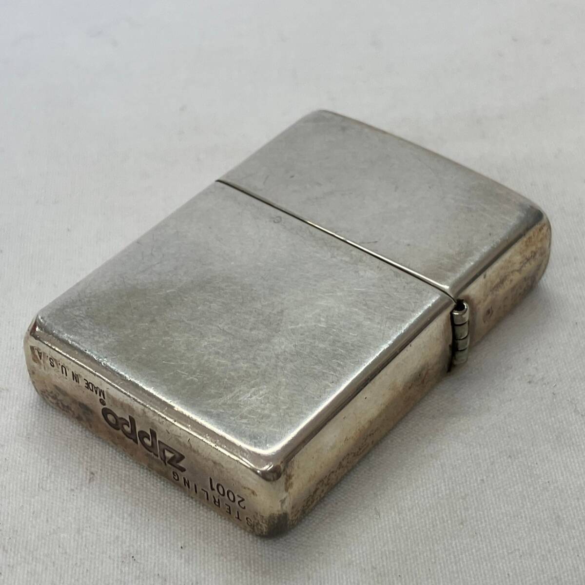 4836-1A　ZIPPO　ジッポー　2001年　シルバー　STERLING　スターリング　ライター　喫煙具_画像3