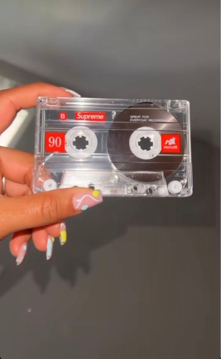 Supreme Maxell Cassette Tape シュプリーム マクセル カセット Supreme Maxell Cassette Tape シュプリーム マクセル カセット