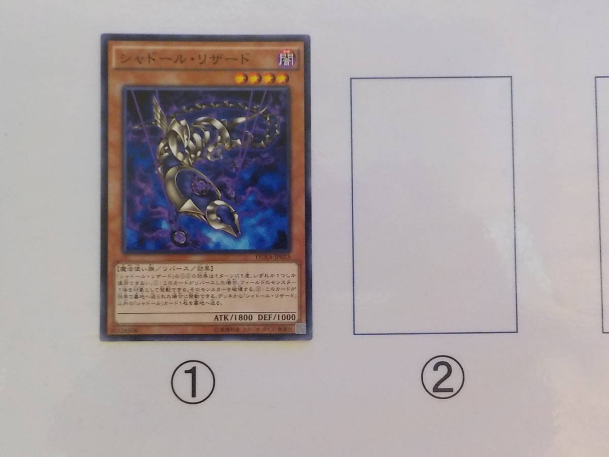 遊戯王　DUEA　シャドール・リザード　ノーマル中古です。_画像1