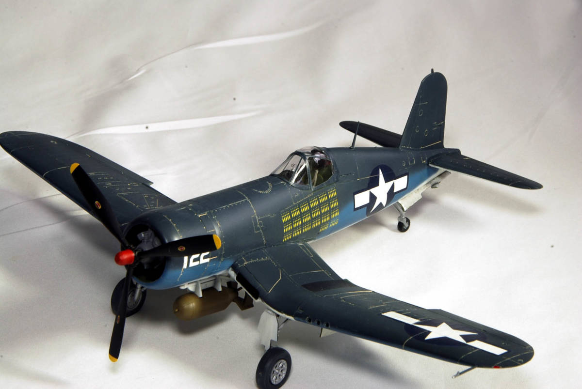 【atsudra工房完成品】1/48 F4U-1A 第111飛行隊_画像3