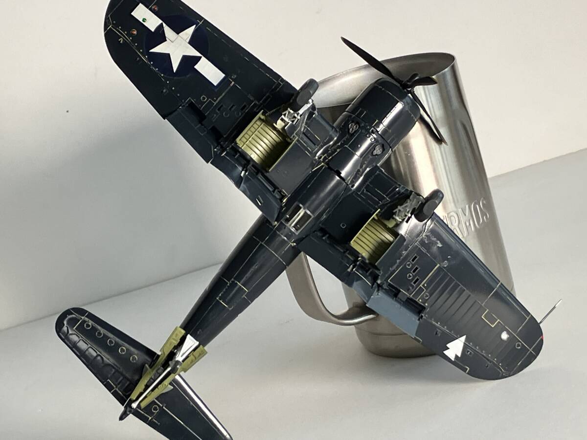 【atsudra工房完成品】1/48 F4U-1D 第112海兵戦闘飛行隊_画像7