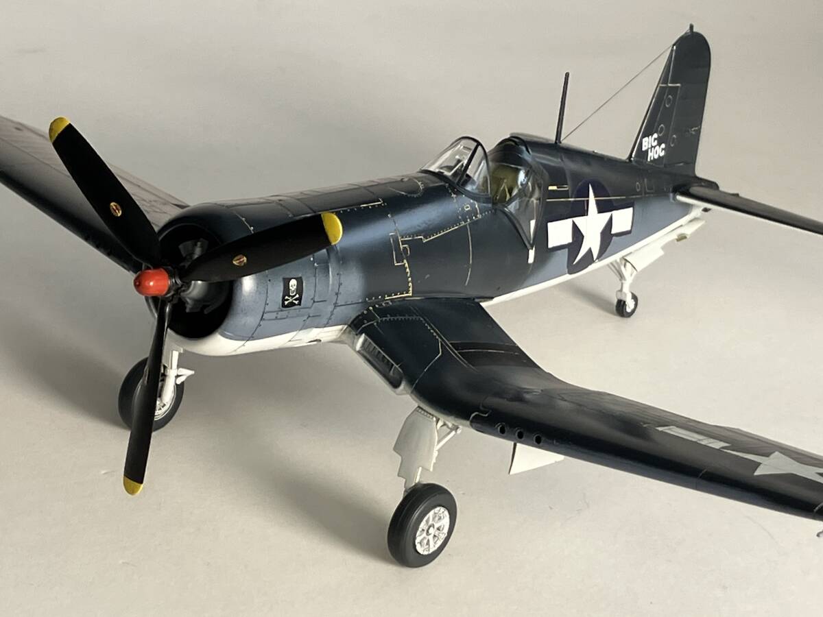 atsudra工房完成品】1/48 F4U-1A 第17戦闘飛行隊 プラモデル atsudra工房完成品】1/48 F4U-1A 第17戦闘飛行隊 プラモデル